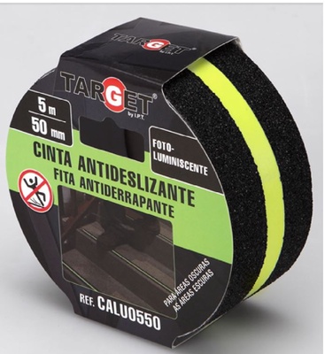 Cinta Antideslizante Luminiscente 5m x 50mm