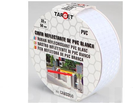 Cinta Reflectante Blanca 33m x 50mm