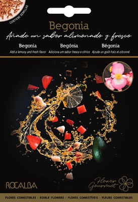 Semilla Flor Comestible Begonia Semilla Flor Comestible Begonia