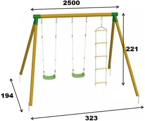 Columpio Masgames Kibo Deluxe