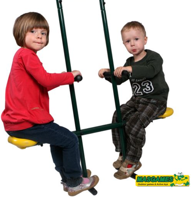 Columpio Masgames Etna Triple con Cara a Cara