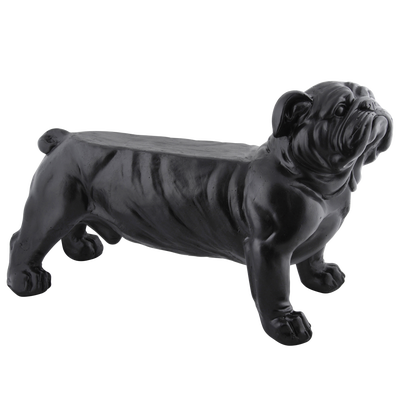 Banco Jardin Dise�o Perro Bulldog