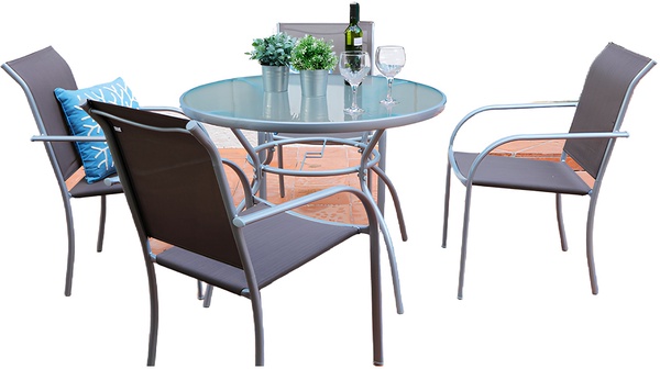 Conjunto jardin Brasil mesa redonda + 4 sillas Conjunto jardin Brasil mesa redonda + 4 sillas