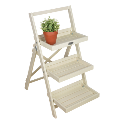 Escalera Macetero Escalonado Blanco