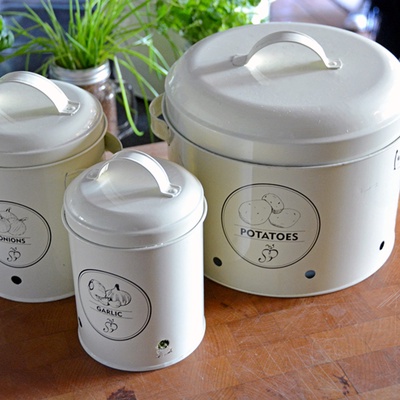 Lata Almacenamiento Patata