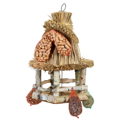 Mesa Colgante para Pajaros con Comida