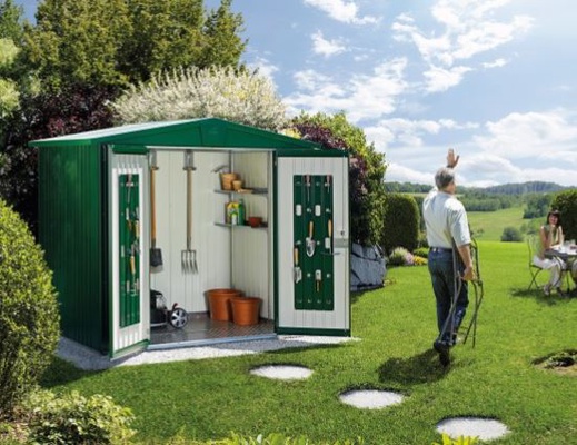 Caseta Europa 172 x 84 x 196 verde oscuro