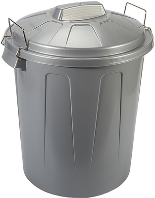 Cubo Basura Esla N� 4 Redondo con Asas Metal 51 Litros