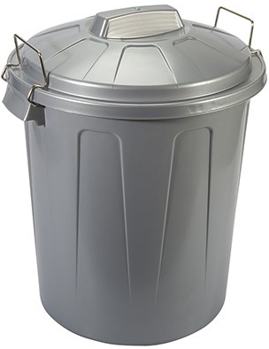 Cubo Basura Esla N� 6 Redondo con Asas Metal 100 L