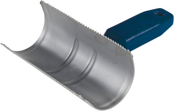 Peine Curry Semicircular de Metal