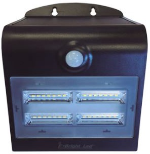 Aplique Solar Led 3,2W 4000K IP65 Negro