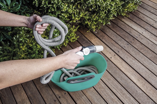 Kit Manguera Extensible Aquapop 30 mt  Azul