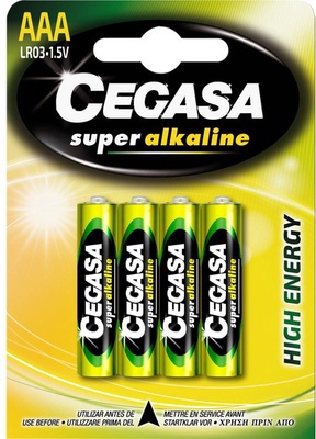 Pila Cegasa Super Alcalina AAA LR03