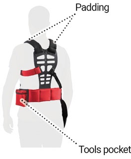 Arnes Desbrozadora Profesional Tecomec