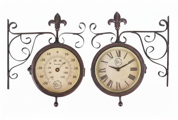 Reloj de Exterior Estacion + Termometro