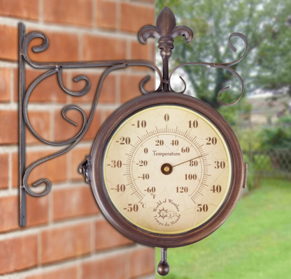 Reloj de Exterior Estacion + Termometro