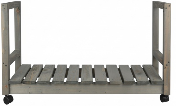 Estanteria para Le�a con Ruedas 