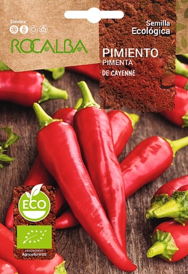 Semilla Ecologica Pimiento Cayena Semilla Ecologica Pimiento Cayena