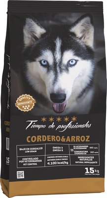 Pienso Perros Tiempo de Profesionales Cordero y Arroz 15 kg Pienso Perros Tiempo de Profesionales Cordero y Arroz 15 kg