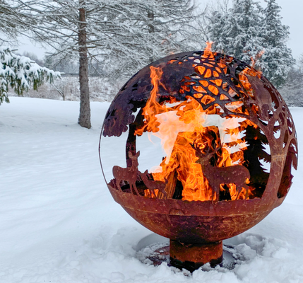 Brasero Bola de Fuego Reno