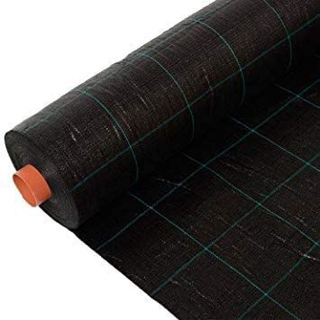 Malla Antihierbas 3 Metros 130 Gr Negro 100 Metros