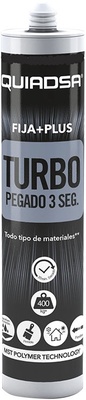 Adhesivo Fija Plus Turbo 290 ml Negro
