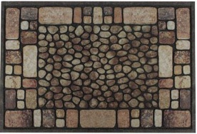 Felpudo Goma Flockada Arte St. Croix 40x60 Gris