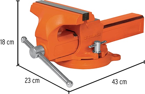 Tornillo de Banco Hierro 20 cm Truper