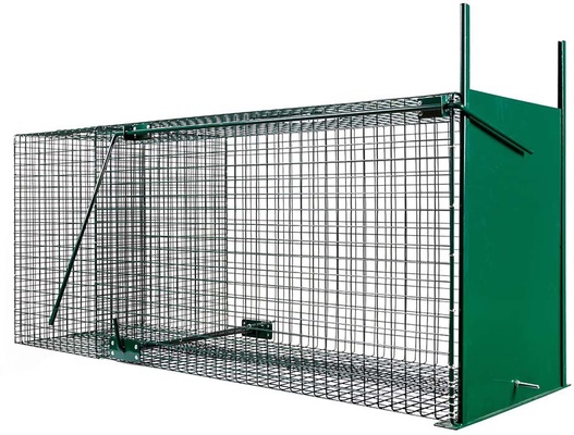 Jaula Trampa para Zorros 2 Departamentos 127x36x47 cm