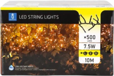 Tira Luz Led Baja Tension 10m 2400K