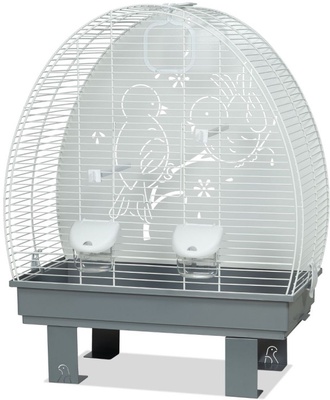 Jaula Pajaro 672 Blanca