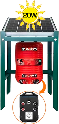 Pastor Electrico Impacto Zako Solar 1 Julio Placa 20W Pastor Electrico Impacto Zako Solar 1 Julio Placa 20W