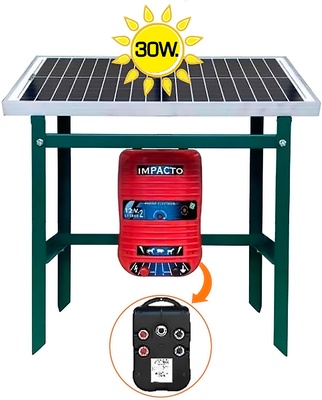 Pastor Electrico Impacto Zako Solar 2 Julio Placa 30W