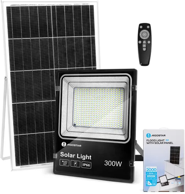 Foco Led con Panel Solar 300W