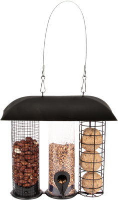 Comedero Pajaros Tres en Uno