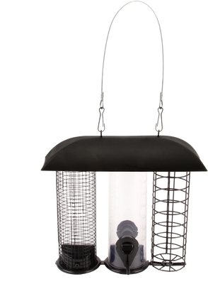 Comedero Pajaros Tres en Uno