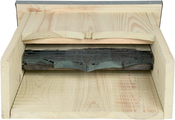 Nido Murcielagos Bat Box con Silueta L