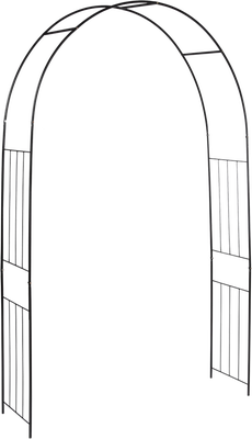 Arco Rosas Jardin con Barras