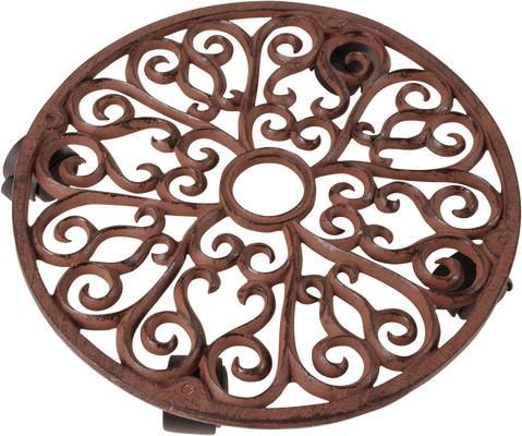 Carro Hierro Fundido para Plantas Redondo L