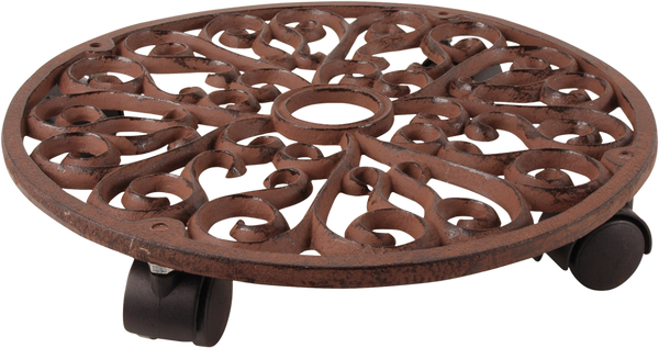 Carro Hierro Fundido para Plantas Redondo L