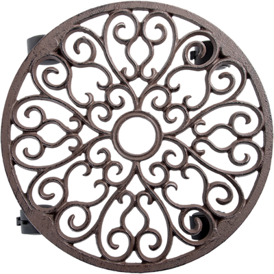 Carro Hierro Fundido para Plantas Redondo L