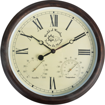 Reloj Jardin Exterior Dise�o Clasico