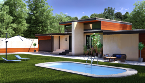 Piscina Enterrada Madagascar Ovalada 600x320x150 cm