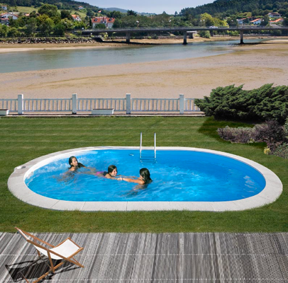 Piscina Enterrada Sumatra Ovalada 800x400x120 cm