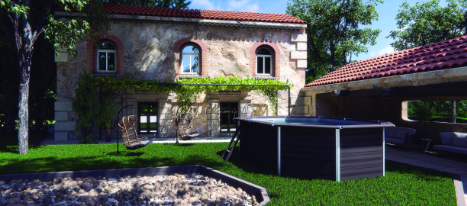 Piscina Avantgarde Ovalada 664x386x124 cm