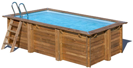 Piscina Sunbay Madera Rectangular  420x270x117 cm