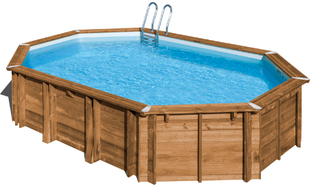 Piscina Sunbay Madera Ovalada 656x456x131 cm