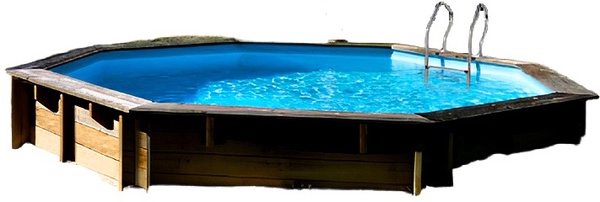 Piscina Sunbay Madera Redonda �428 x 136 cm