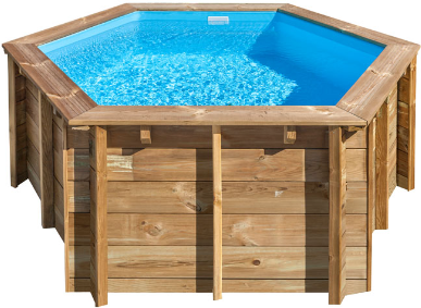 Piscina Sunbay Madera Redonda �280 x 107 cm