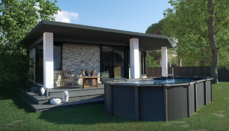 Piscina Granada Ovalada 500x300x132 cm